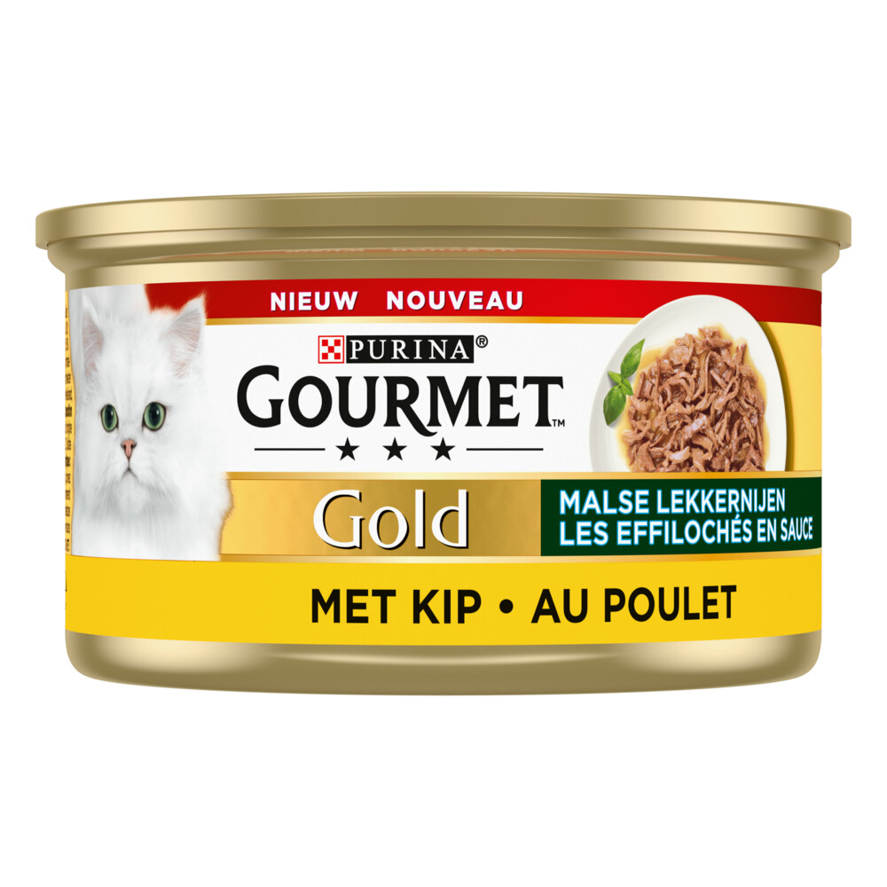 Gourmet Gold Blik Malse Lekkernijen Kip85 gr