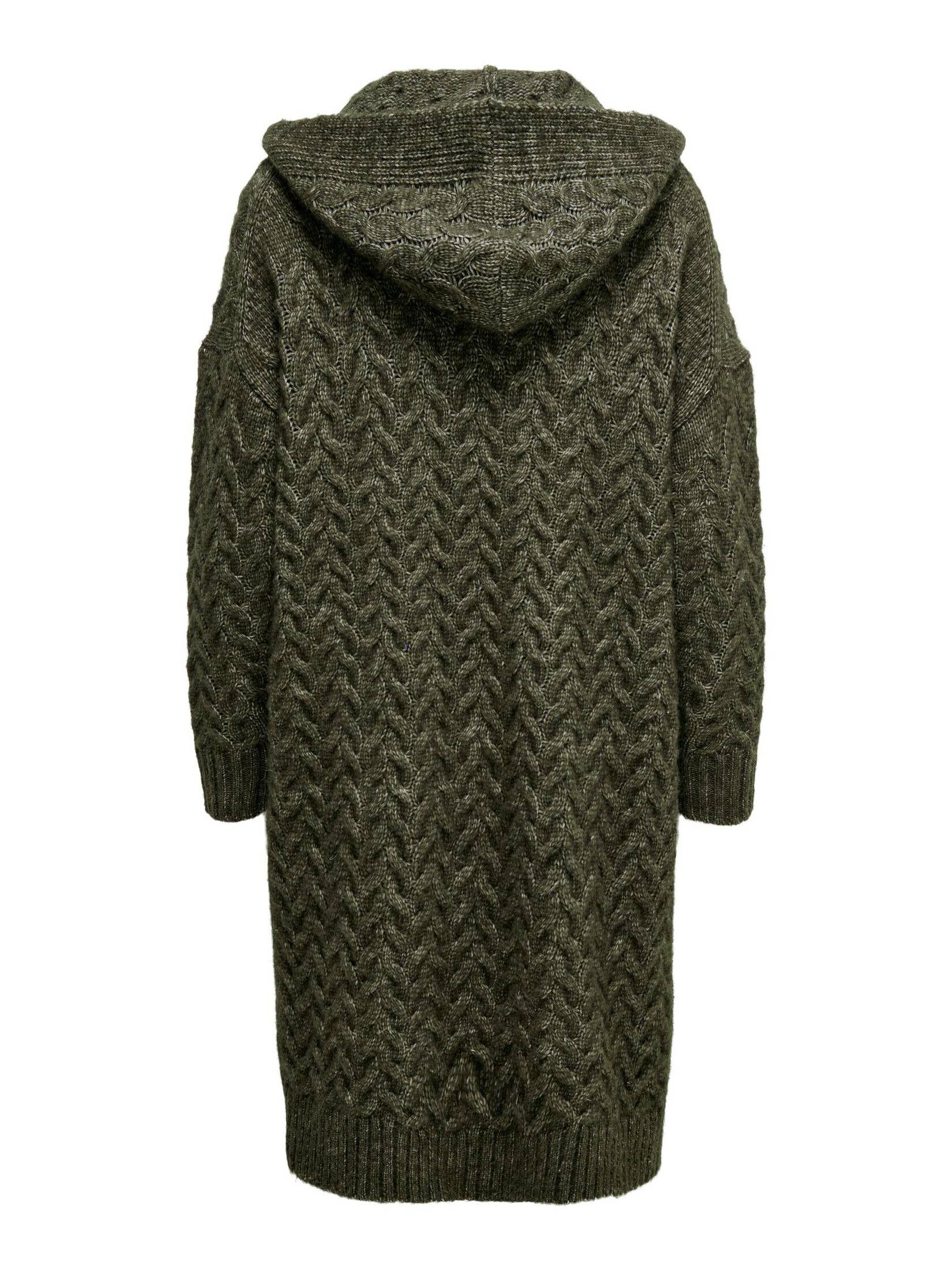 Only| Damen Strickjacke ONLTRUDY LIFE mit Kapuze
