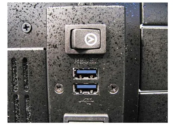 Chieftec UNC-410S-B-U3-OP - Rack-monterbar 4U - ATX - ingen strømforsyning - sort - USB