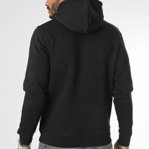 Sweat Capuche Logo Noir Blanc