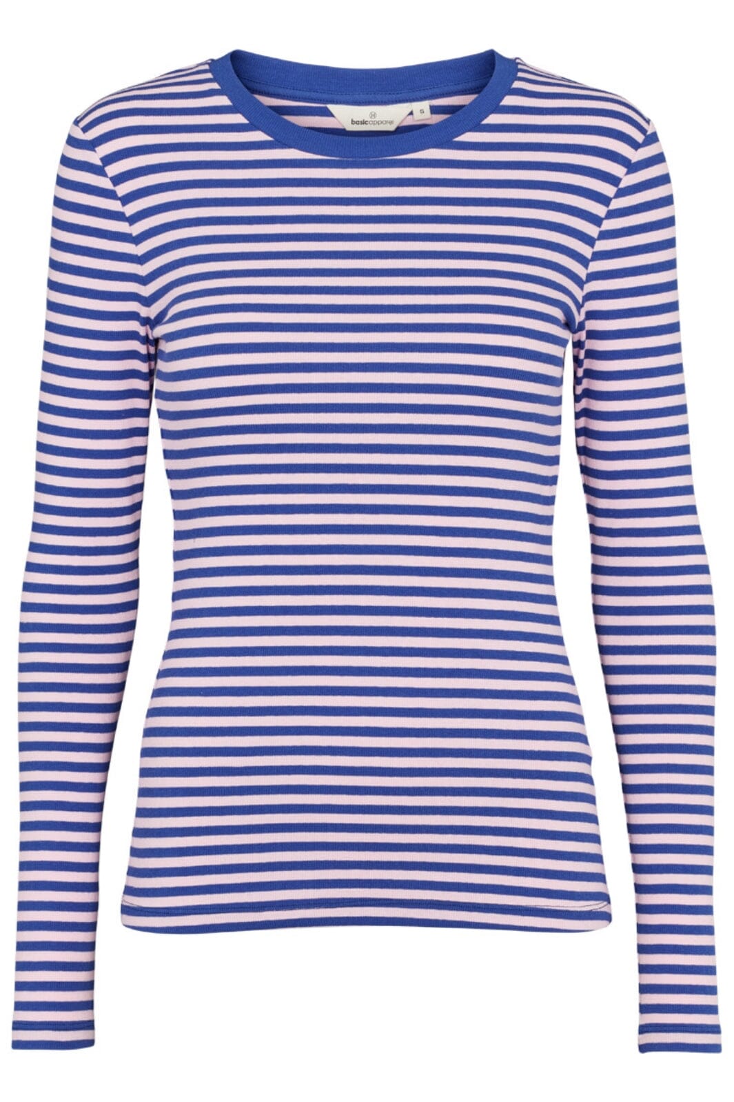 Basic Apparel Ludmilla Ls Tee Gots BA146-01 739 clematis blue sweet lilac