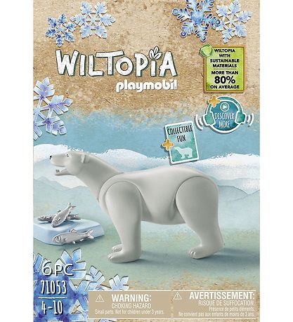 Playmobil Wiltopia - Isbjørn - 71053 - 6 Dele