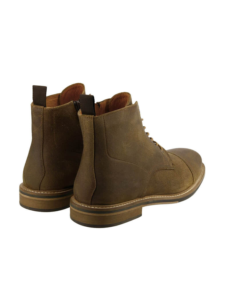 SCHMOOVE BOOTS HOMME PILOT OIL SUEDE COFFEE