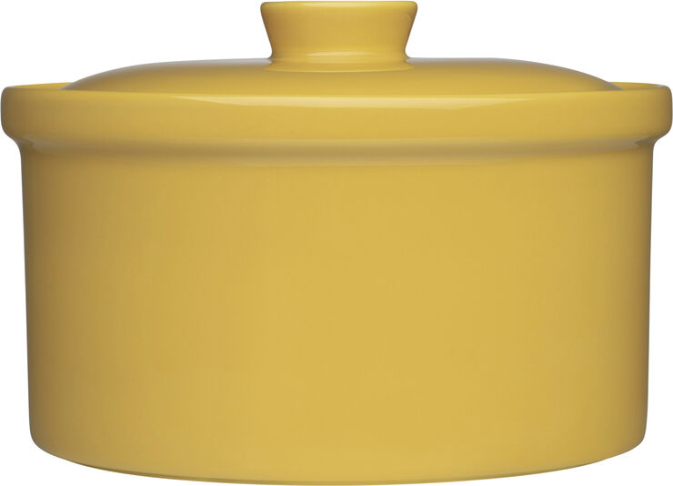 Iittala Teema 2,3l ovnfast gryde med låg, honey Gul
