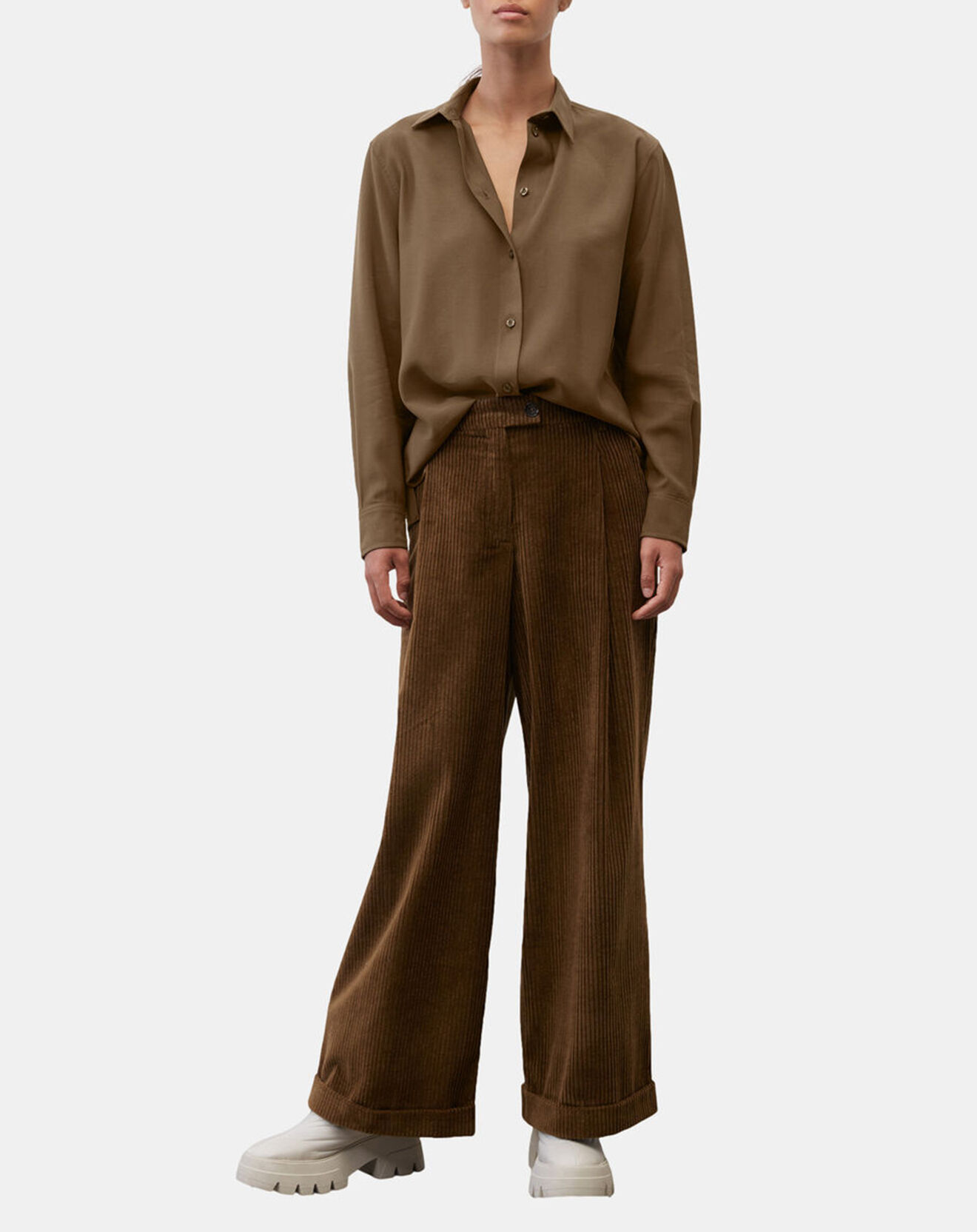 Marc O'Polo Chemise fluide marron