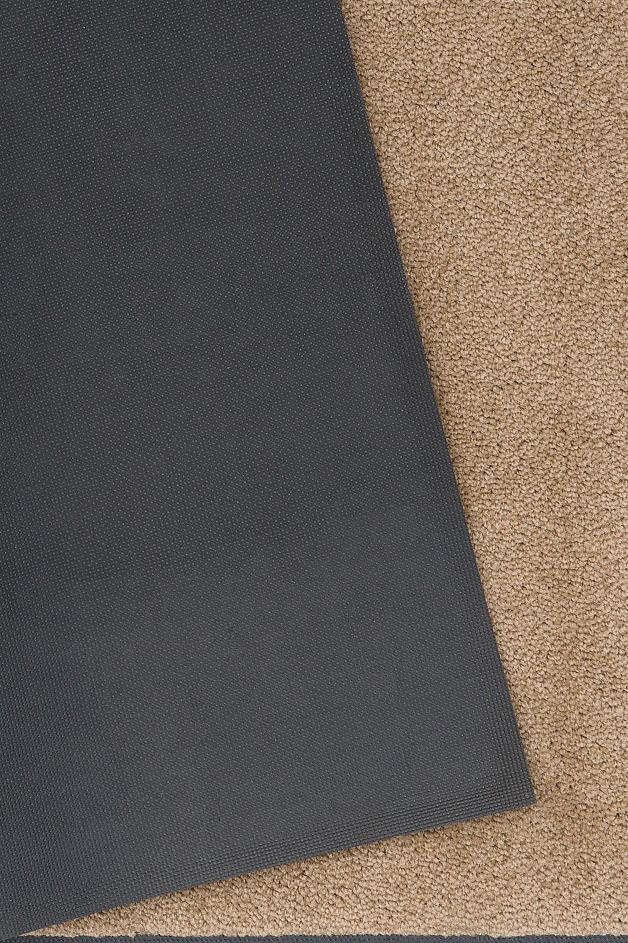 my home Fussmatte »Lavea« rechteckig 9 mm Höhe Schmutzfangmatte, Uni-Farben, In- und Outdoor-Teppich, waschbar