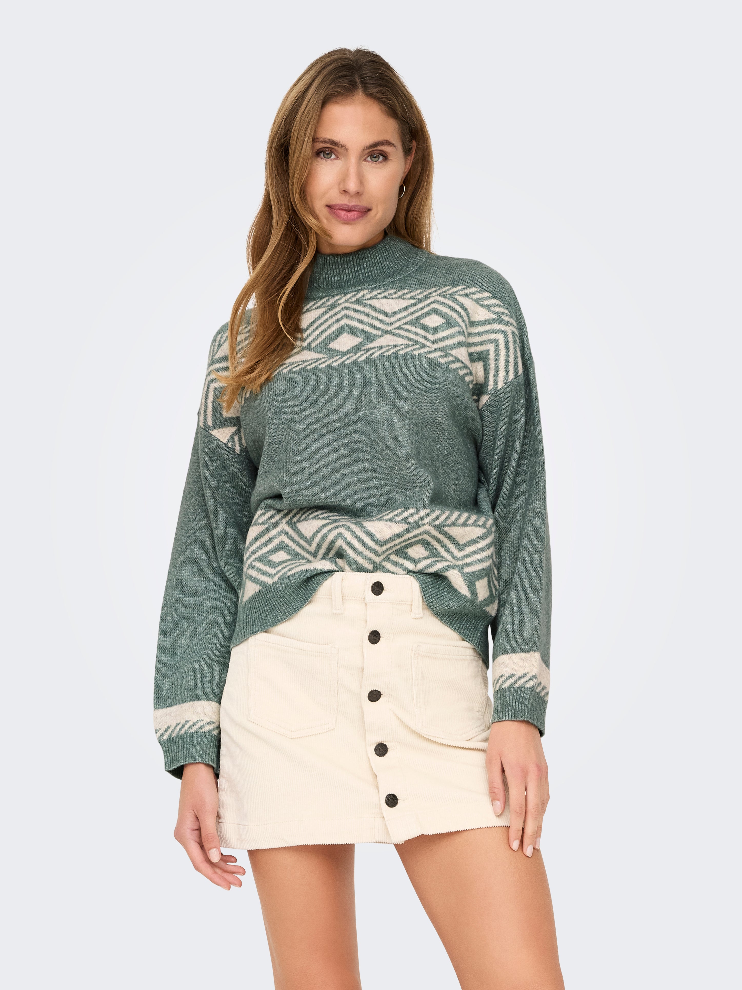 ONLVICTORIA Strickpullover Balsam Green