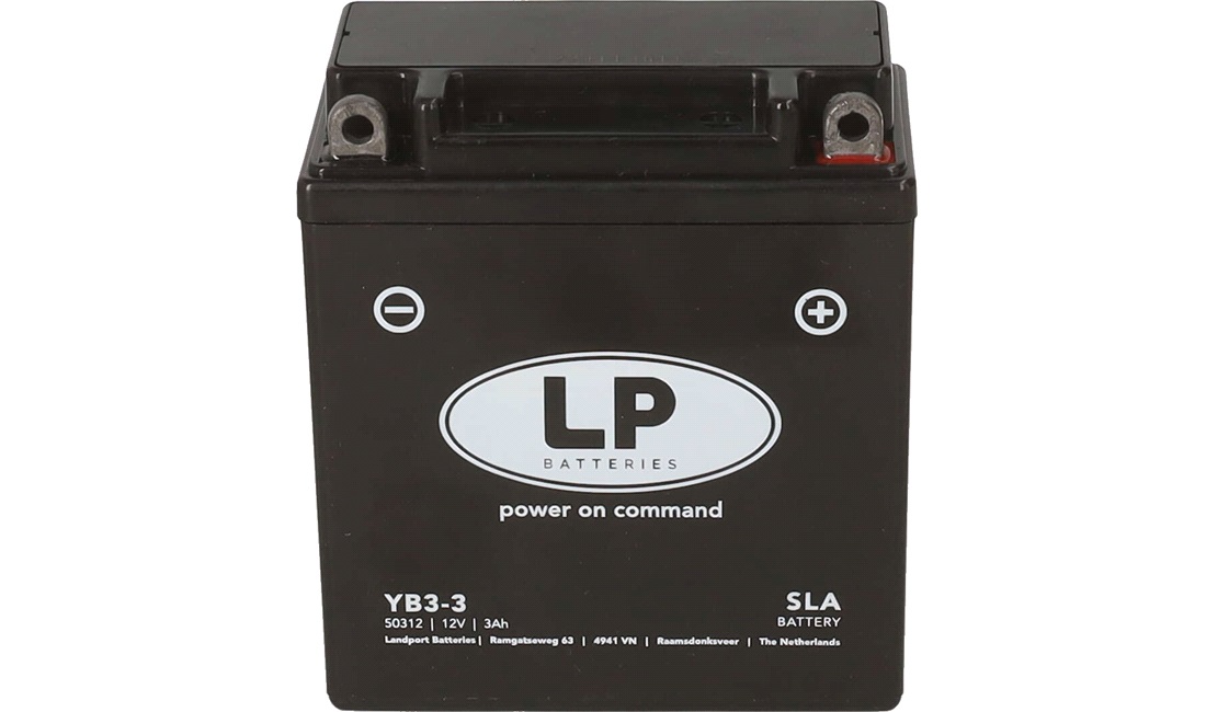 Batteri LP 12V-3Ah AGM, Honda XL350 85
