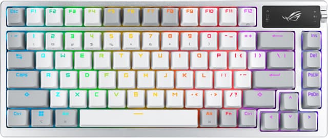 Asus ROG Azoth trådløst tastatur (Moonlight White)