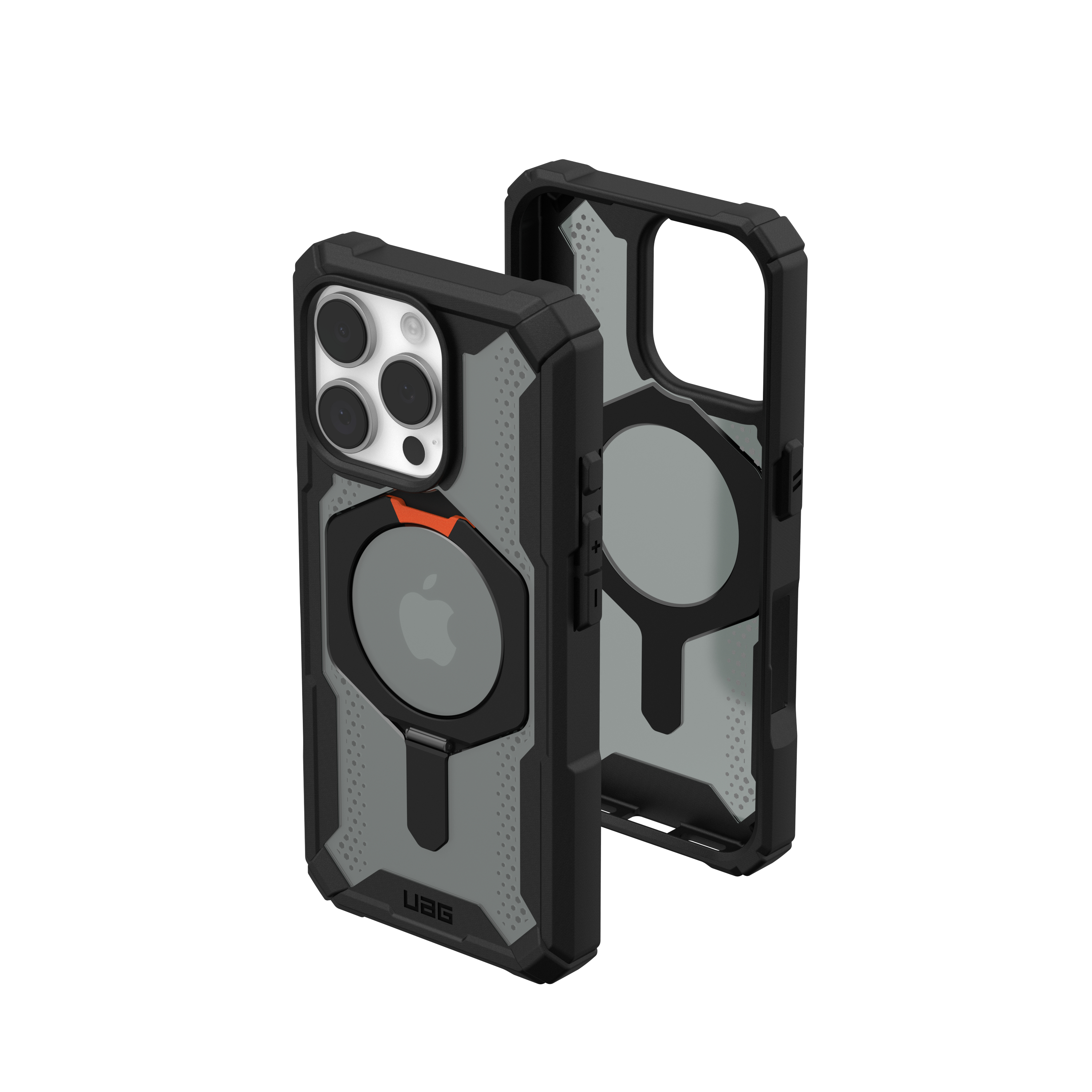 iPhone 16 Pro MagSafe Schutzhülle Plasma XTE (114474114097) - Schwarz / Orange