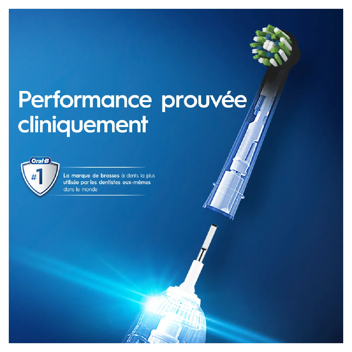 Oral-B Brossettes CrossAction - 4 unités