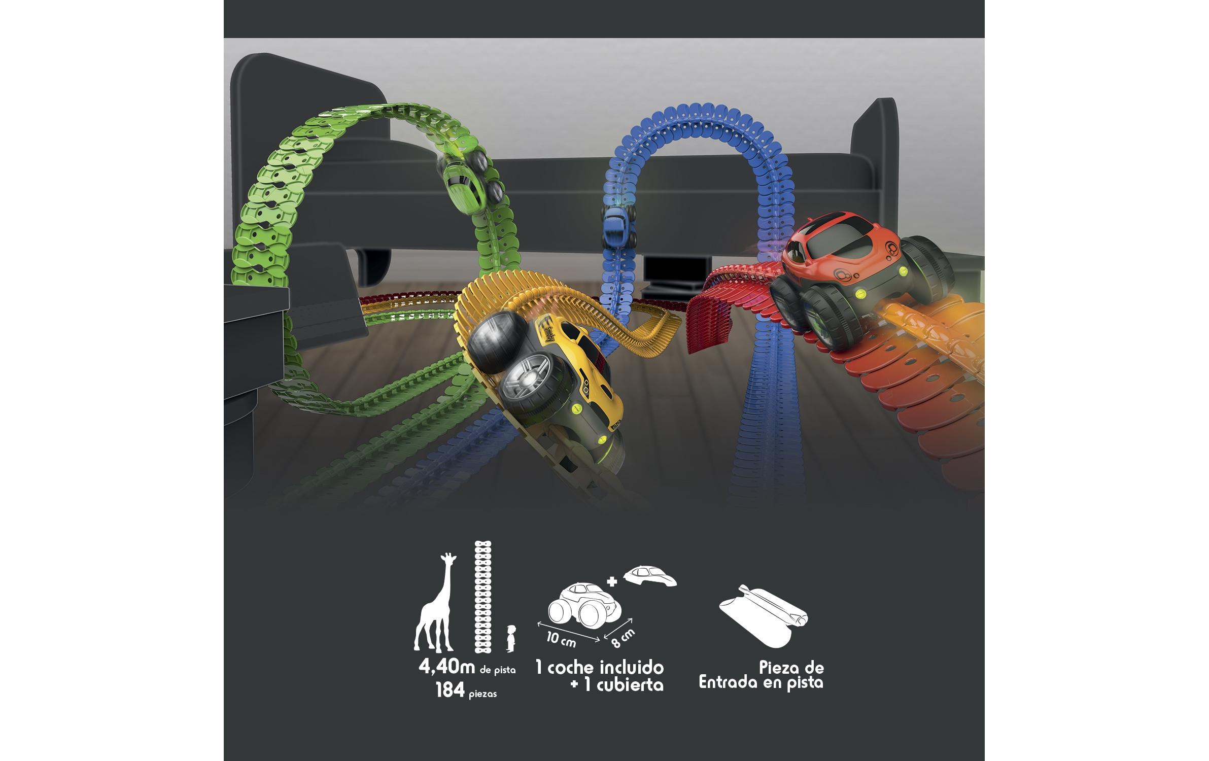 FleXtreme Discovery Starter-SetStarter-Set mit 184 Schienen-Teilen und einem Auto