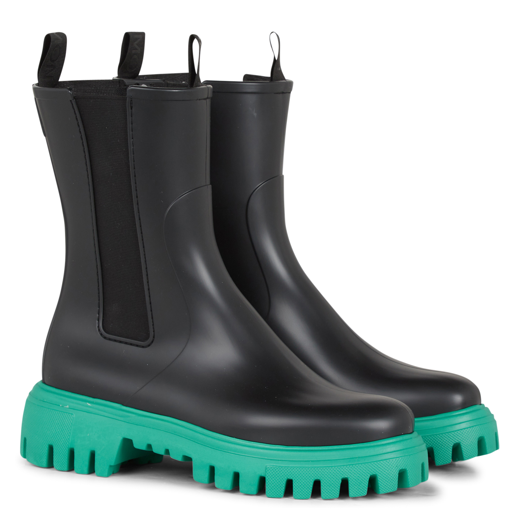 CORA - Bottines chelsea en caoutchouc | Noir