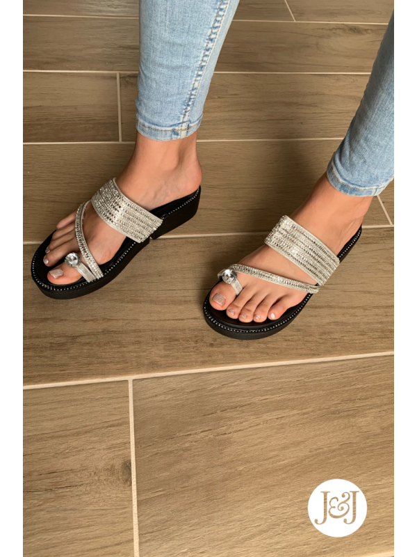 Nu-pieds Bijoux 'Assia'