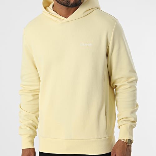 Sweat Capuche Micro Logo 9927 Jaune