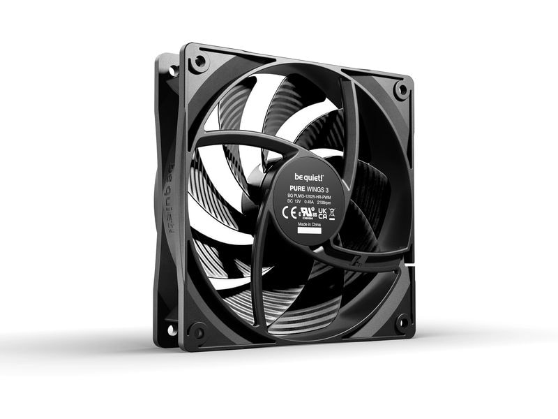 be quiet! PC-Lüfter Pure Wings 3 PWM high-speed 120 mm 120 mm PWM-Lüfter mit aussergewöhnlich hoher Leistung