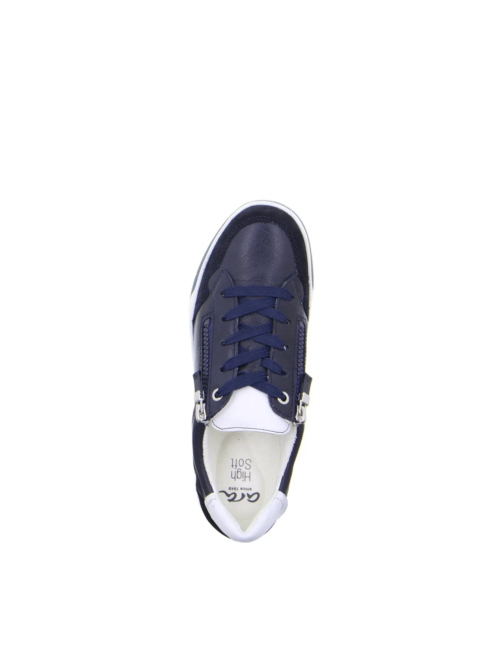 Schnürschuh Rom blau