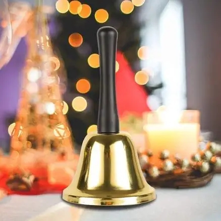 (11.7x6.5cm) Handglocke Service Bell Tisch Glocke für Rezeption / Restaurant / Accessoire
