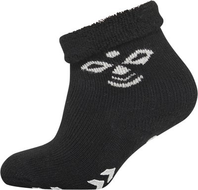 Hummel Snubbie Sokker 3-pakning, Black/Grey Melange/White