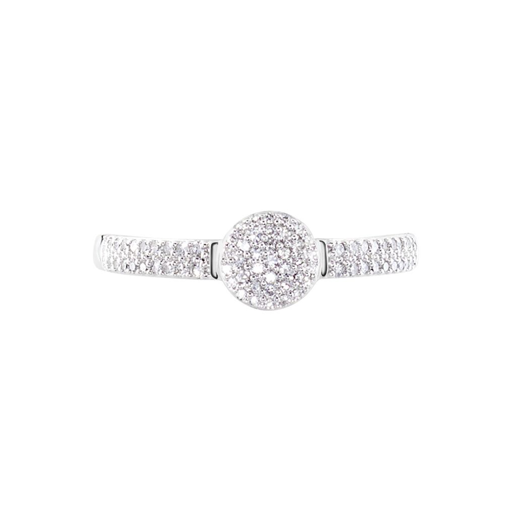 Bague Lisyae Or Blanc Diamants