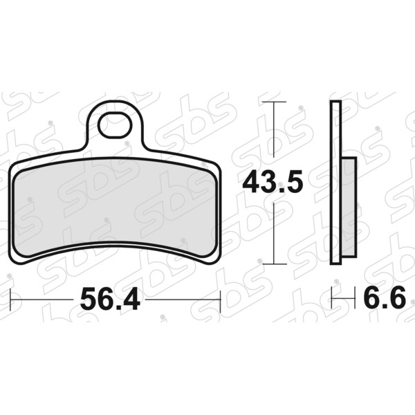 SBS - Plaquettes de frein 815 HF