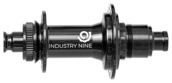 Moyeu Arrière Industry Nine 1/1 Mountain Classic | 32 Trous | Boost 12x148 mm | Center Lock | Noir