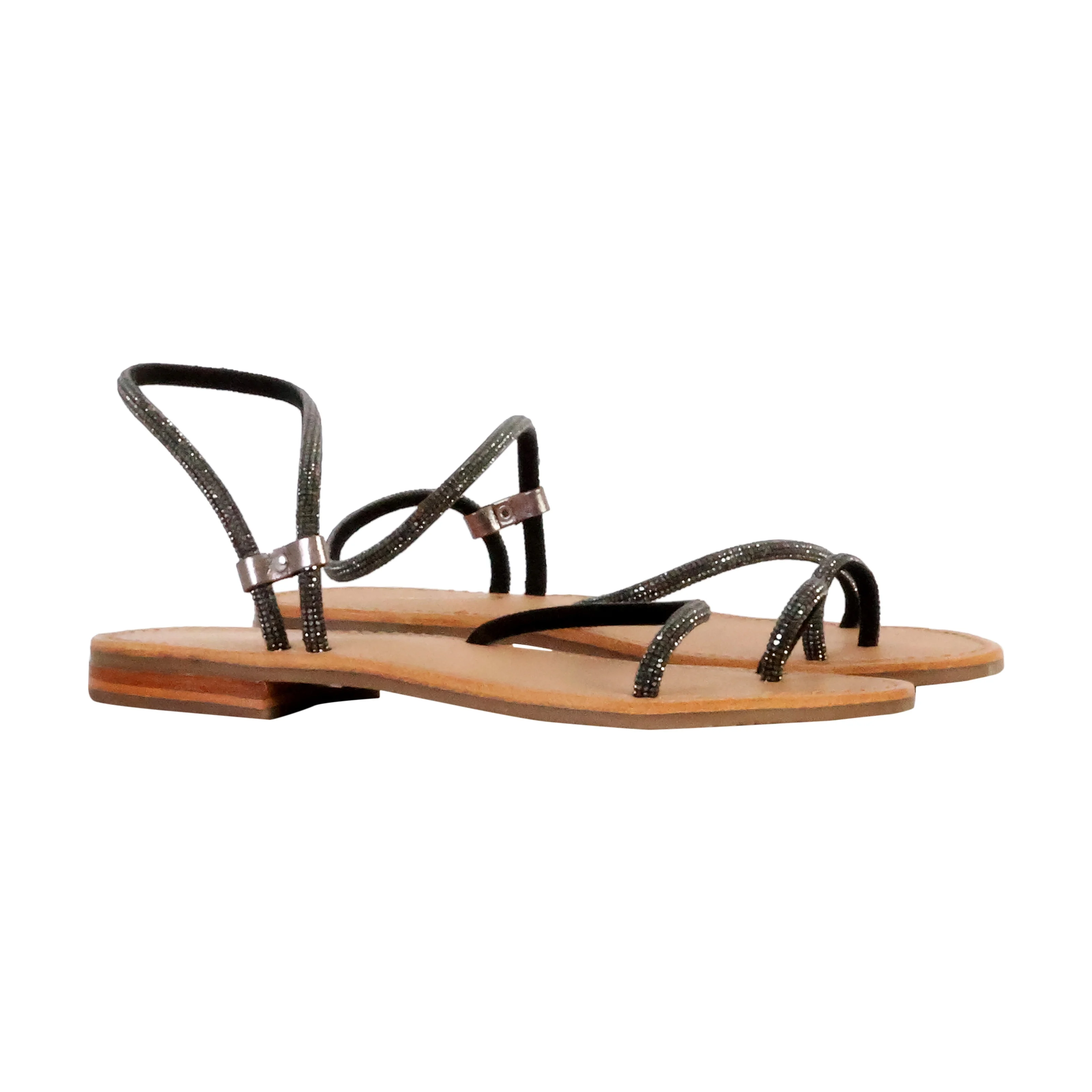 Sandales cuirpar m.belarbi hodaxa | Argent