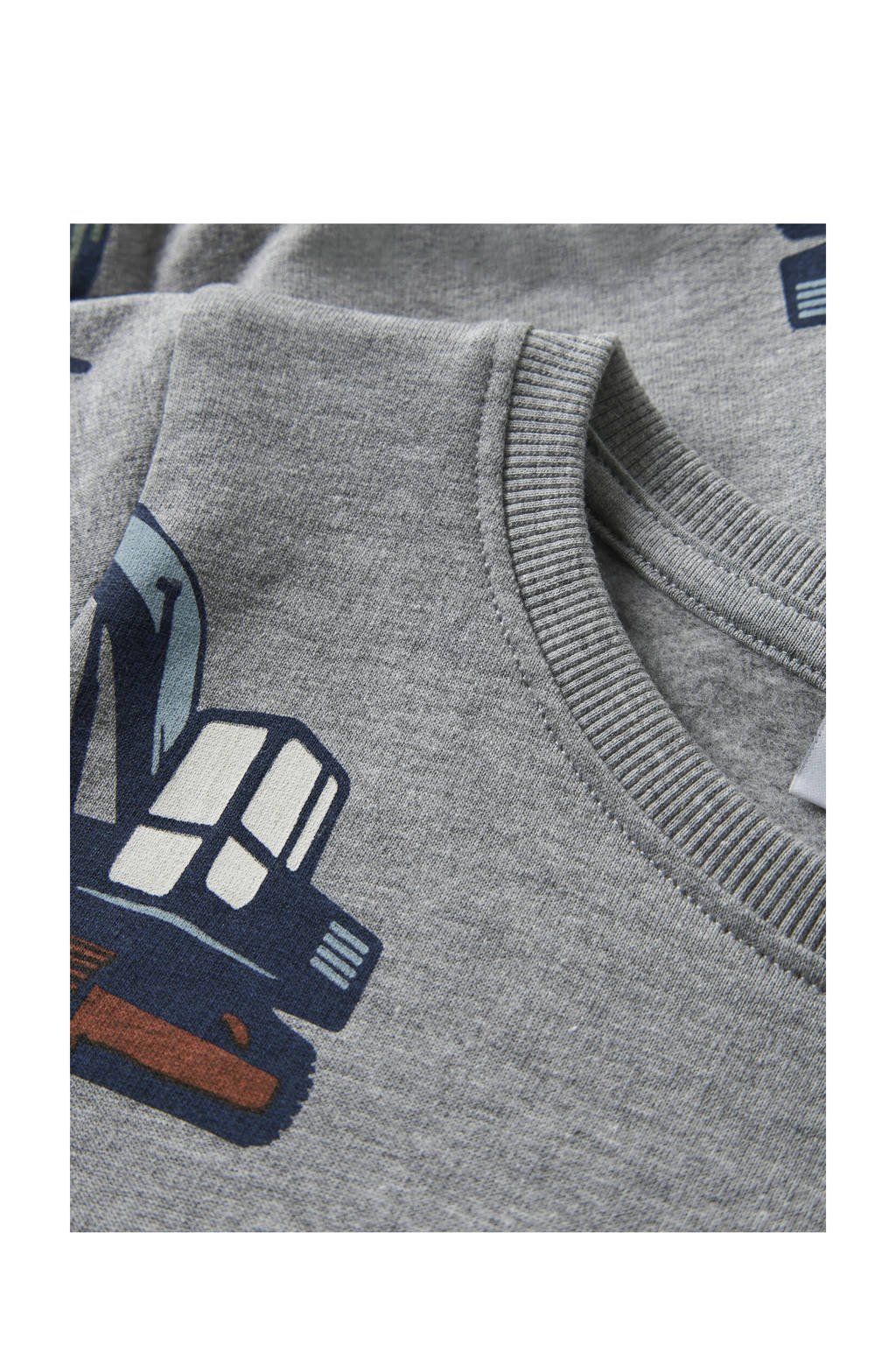 NAME IT MINI sweater grijs melange