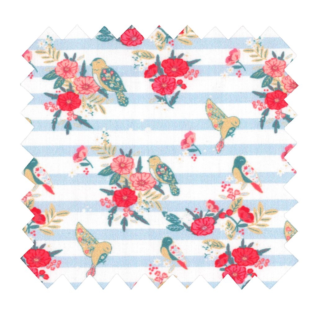 Coupon Tissu 1 M Horizons Fleuris