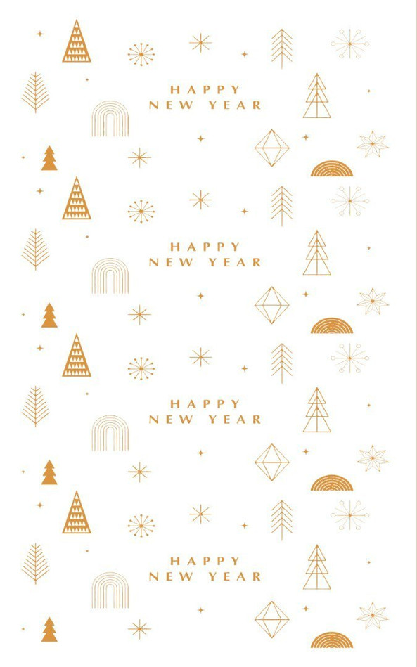 Mani Textile TPS_NEWYEAR_GOLD - Tapis d'intérieur Noel