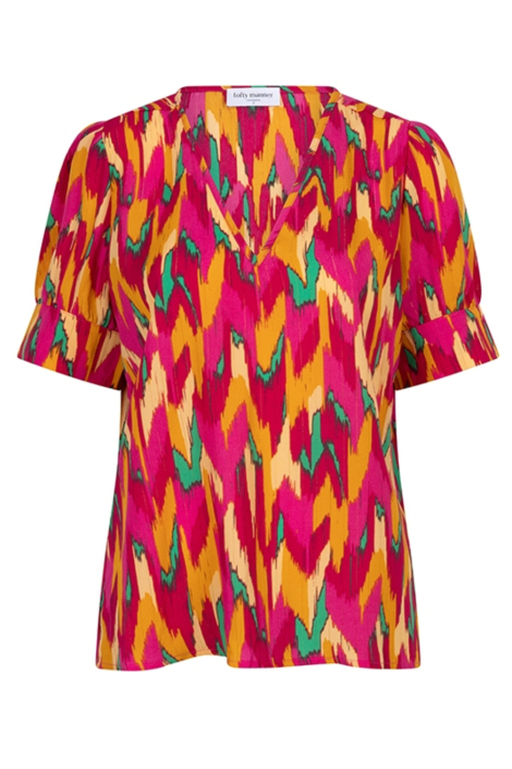Lofty Manner roze dames blouse