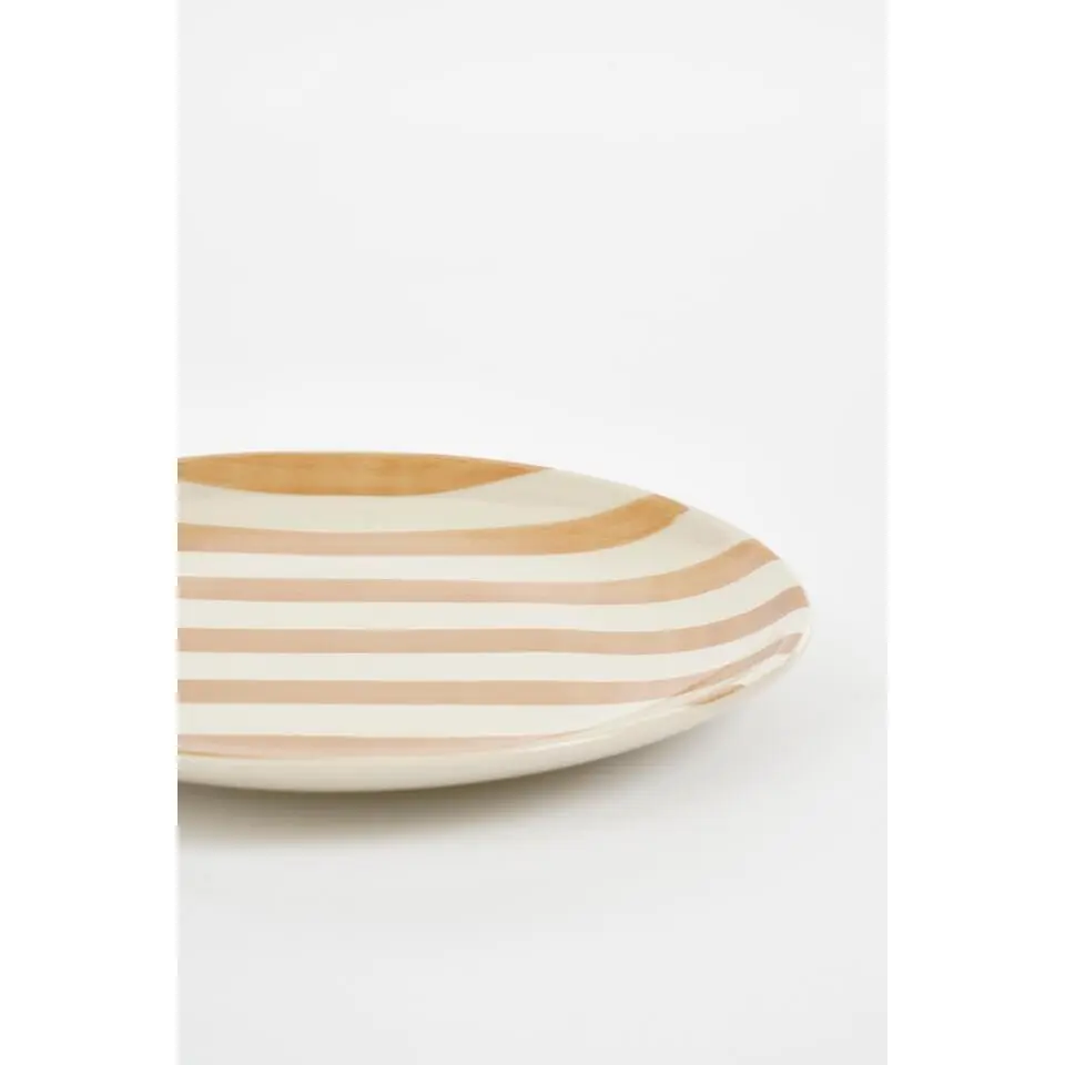Mica Decorations Elsie Ontbijtbord - Assorti - Steengoed - Bruin
