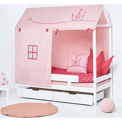 Hoppekids Princess forhæng til husseng 70x160 cm