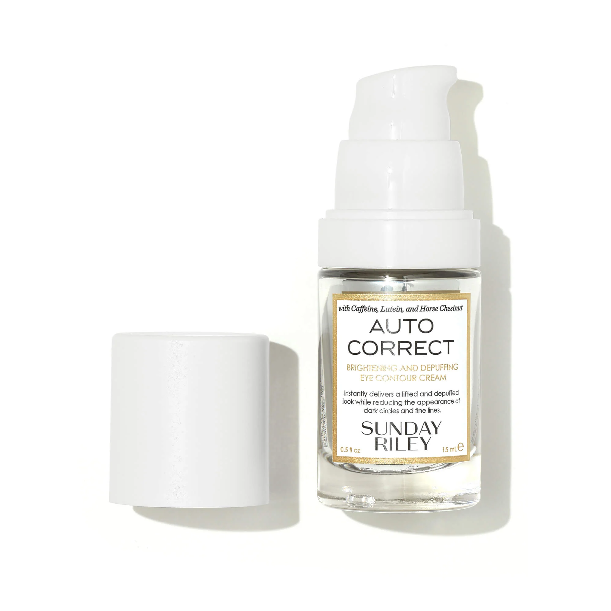 Sunday Riley Auto Correct Eye Cream Crème Regard Éclaircissante & Anti-Poches