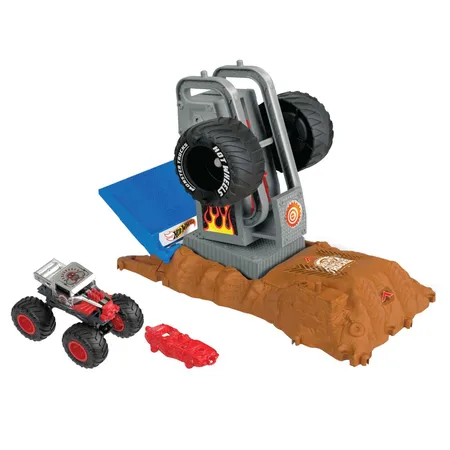 Hot Wheels Monster Trucks Arena Smashers Einstiegsherausforderung, 1 Stück, 3-fach sortiert