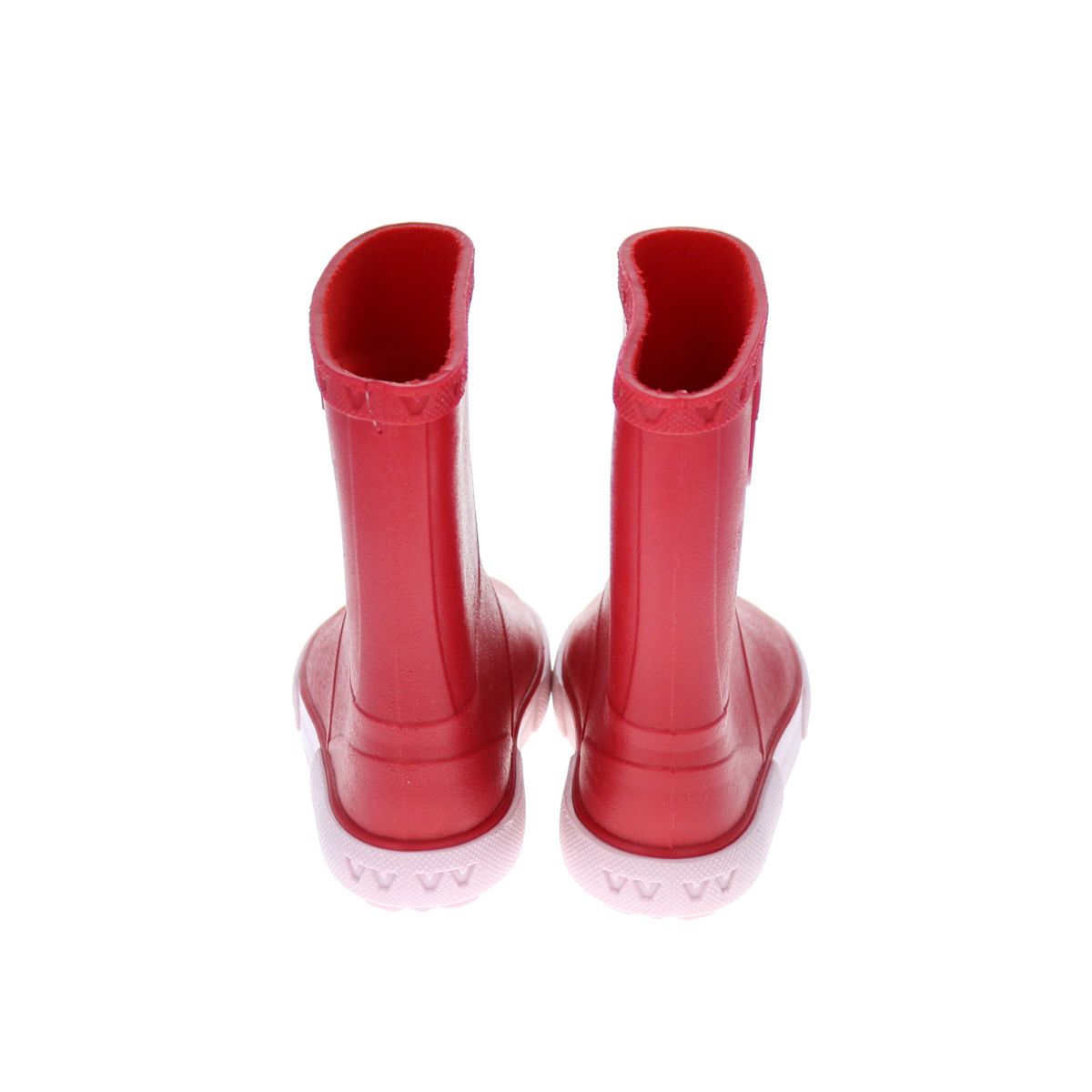 Bottes de pluie enfant rouge et rose
