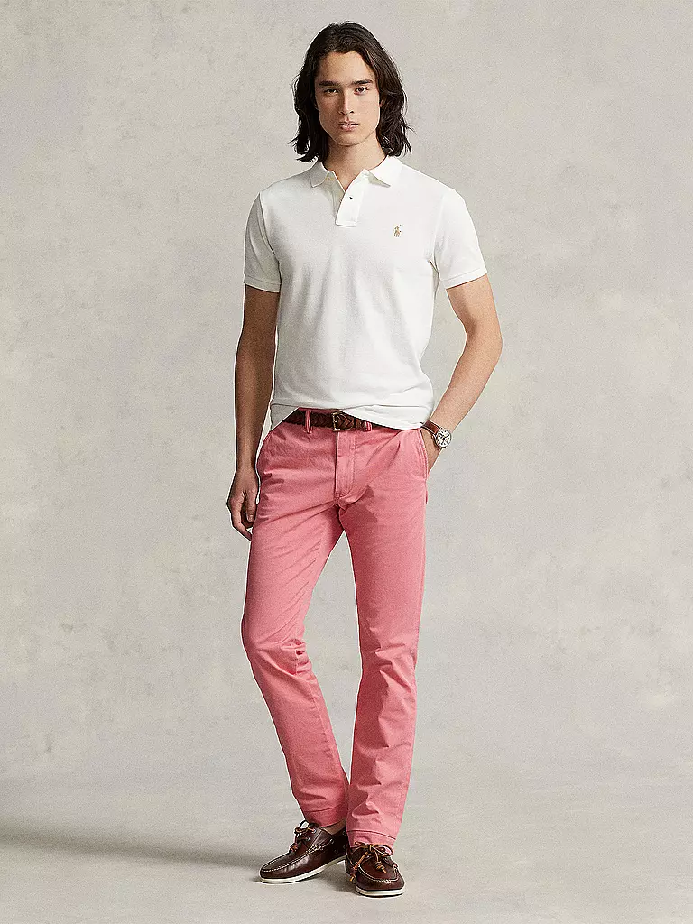 POLO RALPH LAUREN Poloshirt Slim Fit weiss