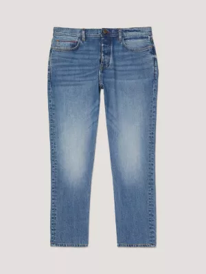 Calça jeans Adaptive Denton reta, lavagem média