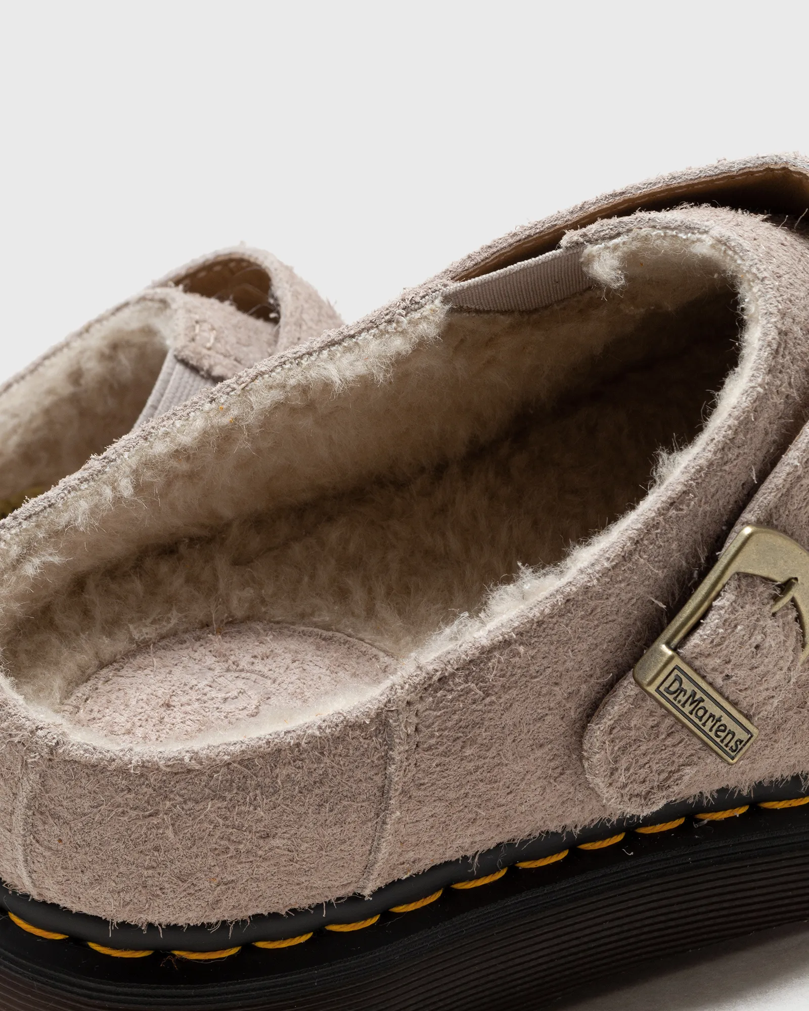 Dr.Martens Isham Vintage Taupe Long Napped Suede