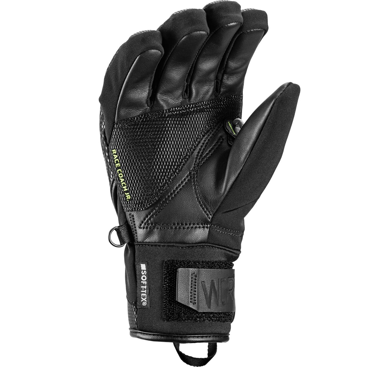 Leki Junior Handschuh WCR C-TECH 3D black/ice lemon | Leki | L | Brands | XSPO-Fashion