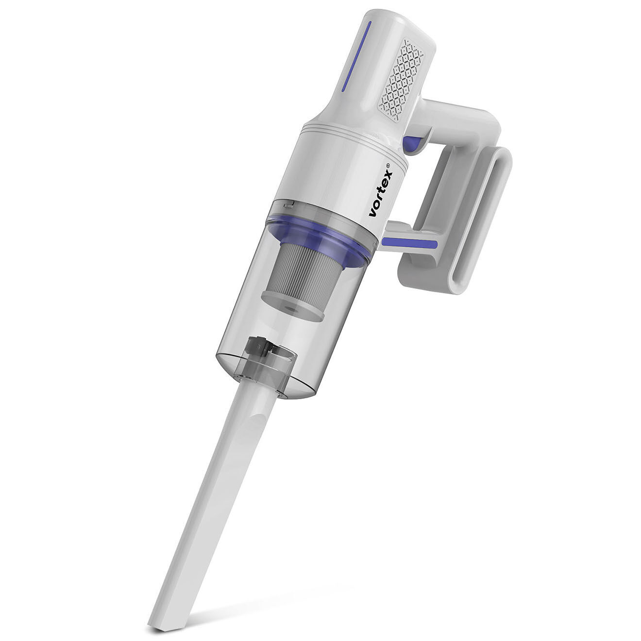 Vortex Aspirateur balai filaire 2 en 2 blanc/violet
