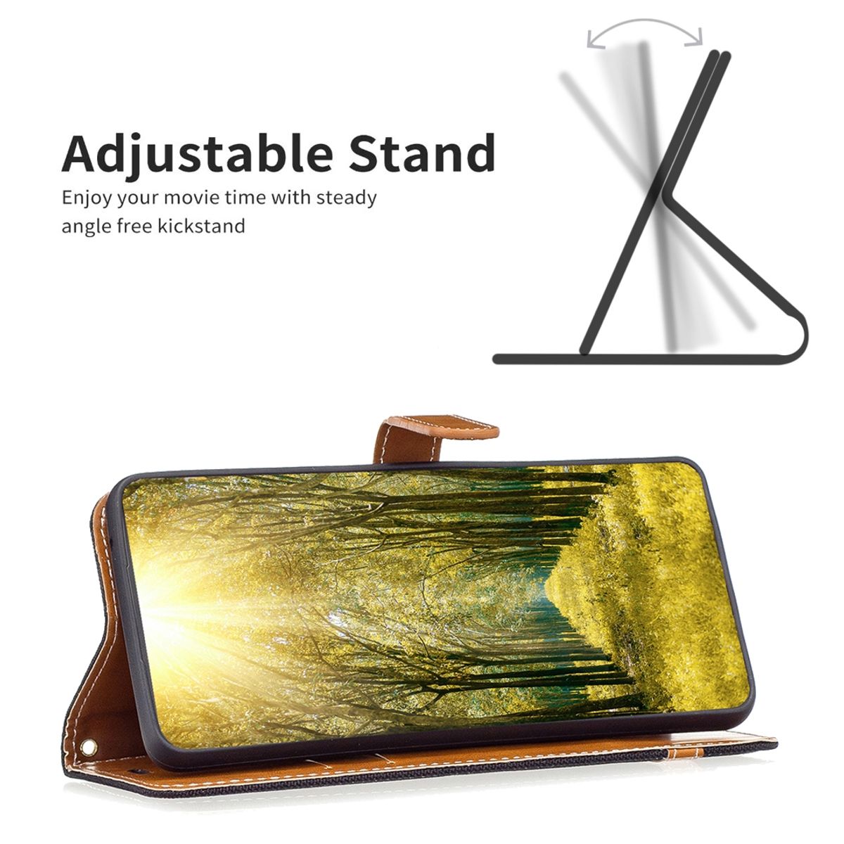 Hülle Handy Schutz für Apple iPhone 15 Pro Case Cover Wallet Klapp Tasche Etuis