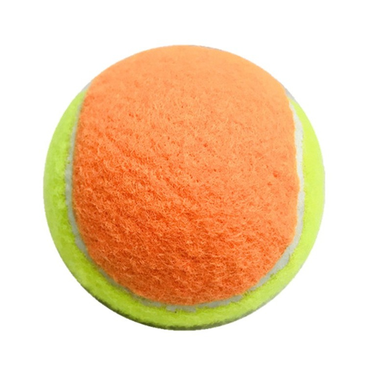 (3er Set) 64mm Tennis Bälle für Kinder / Anfänger - Gelb / Orange