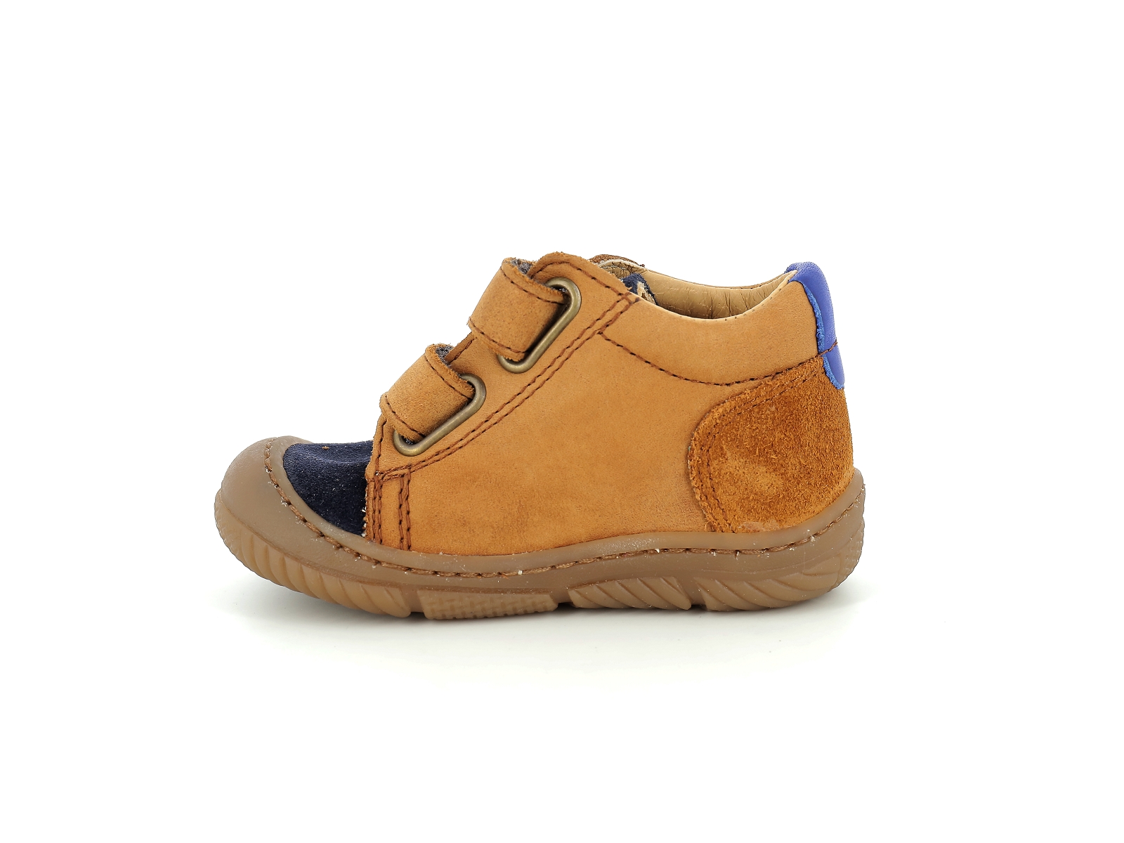 Bopy-JAMAVEL Cuir Marron Bleu
