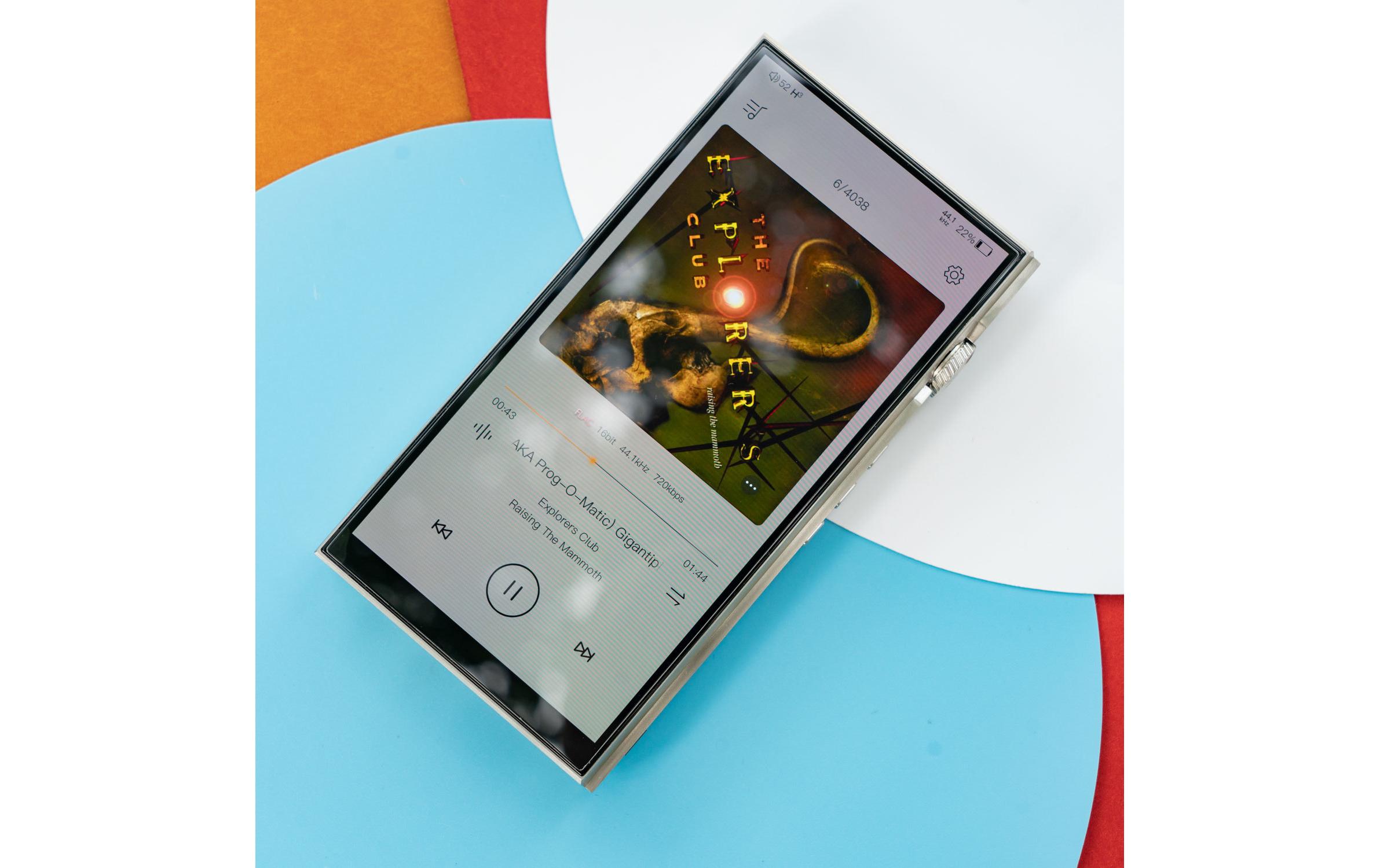 HiRes-Player DX340 Schwarz; Silber<br>Hi-Res Musik-Player