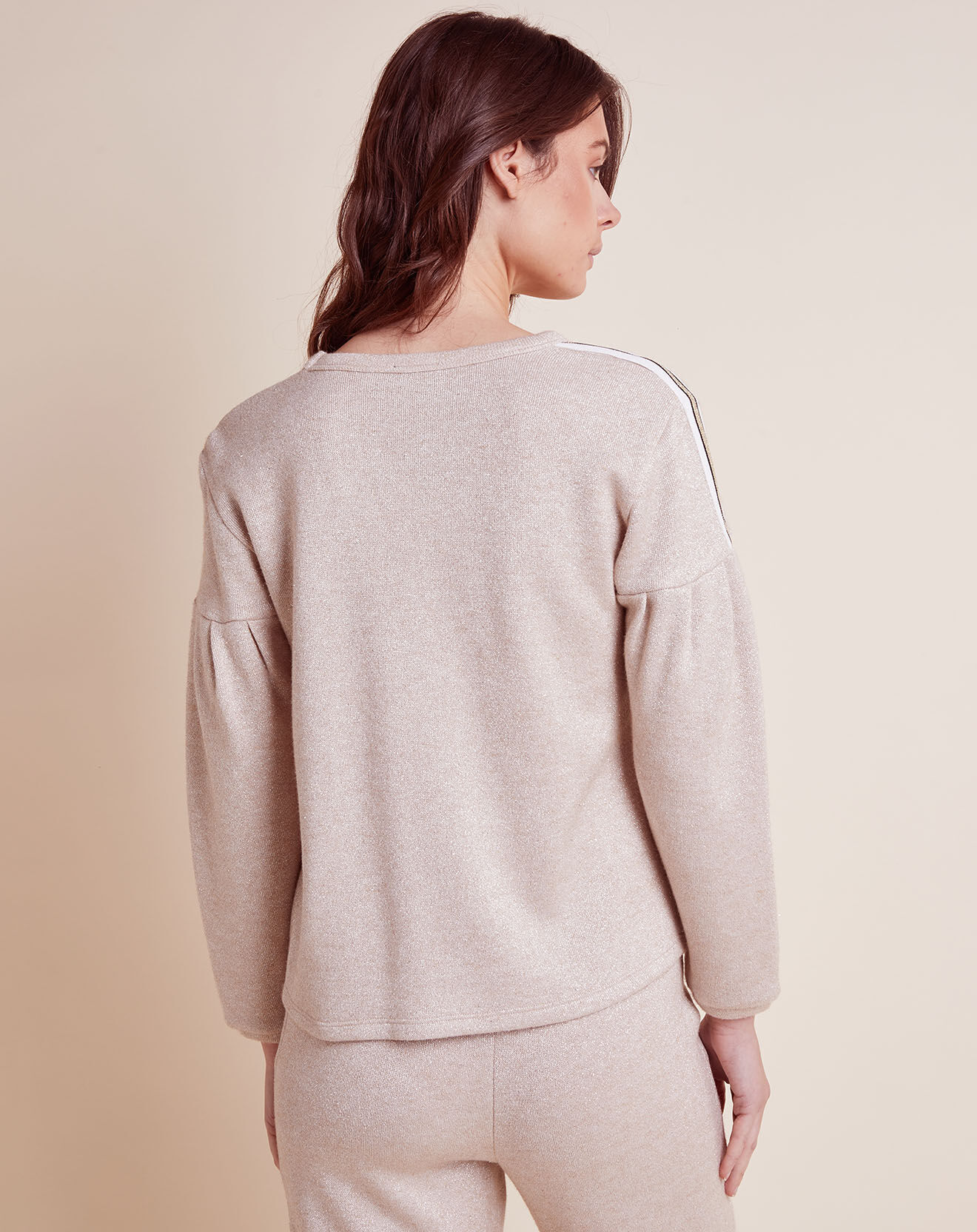 Le Chat Sweat Maille Love miel