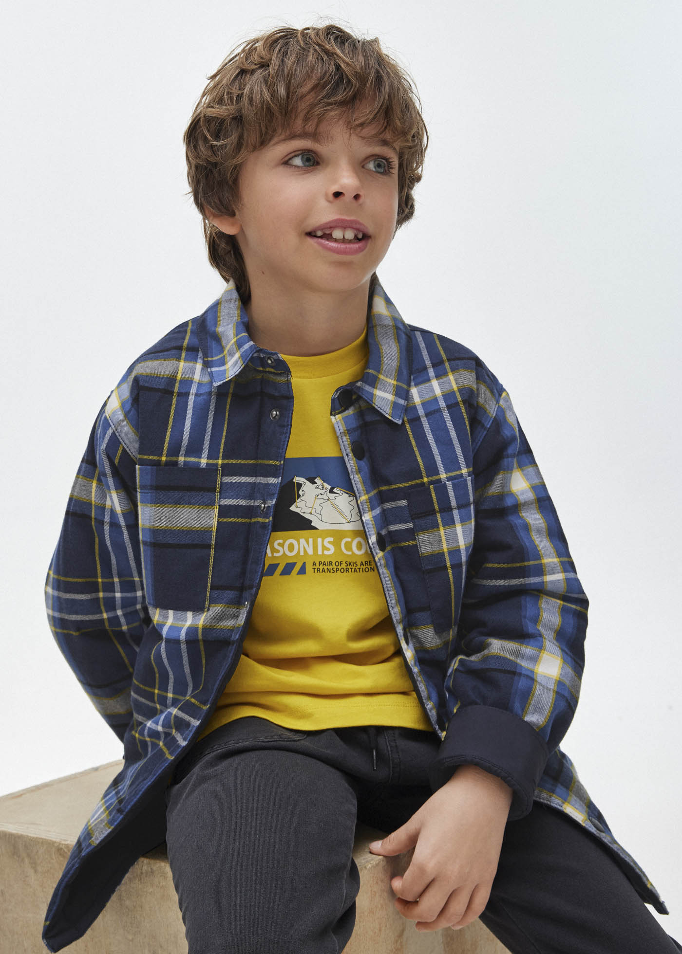 Sobretudo reversível Better Cotton para meninos