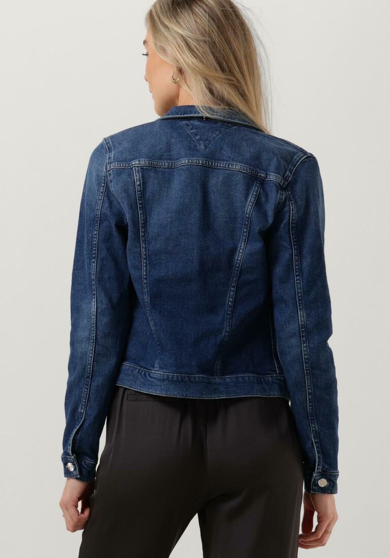 TOMMY HILFIGER blauwe tommy hilfiger spijkerjas dnm slim jacket suki