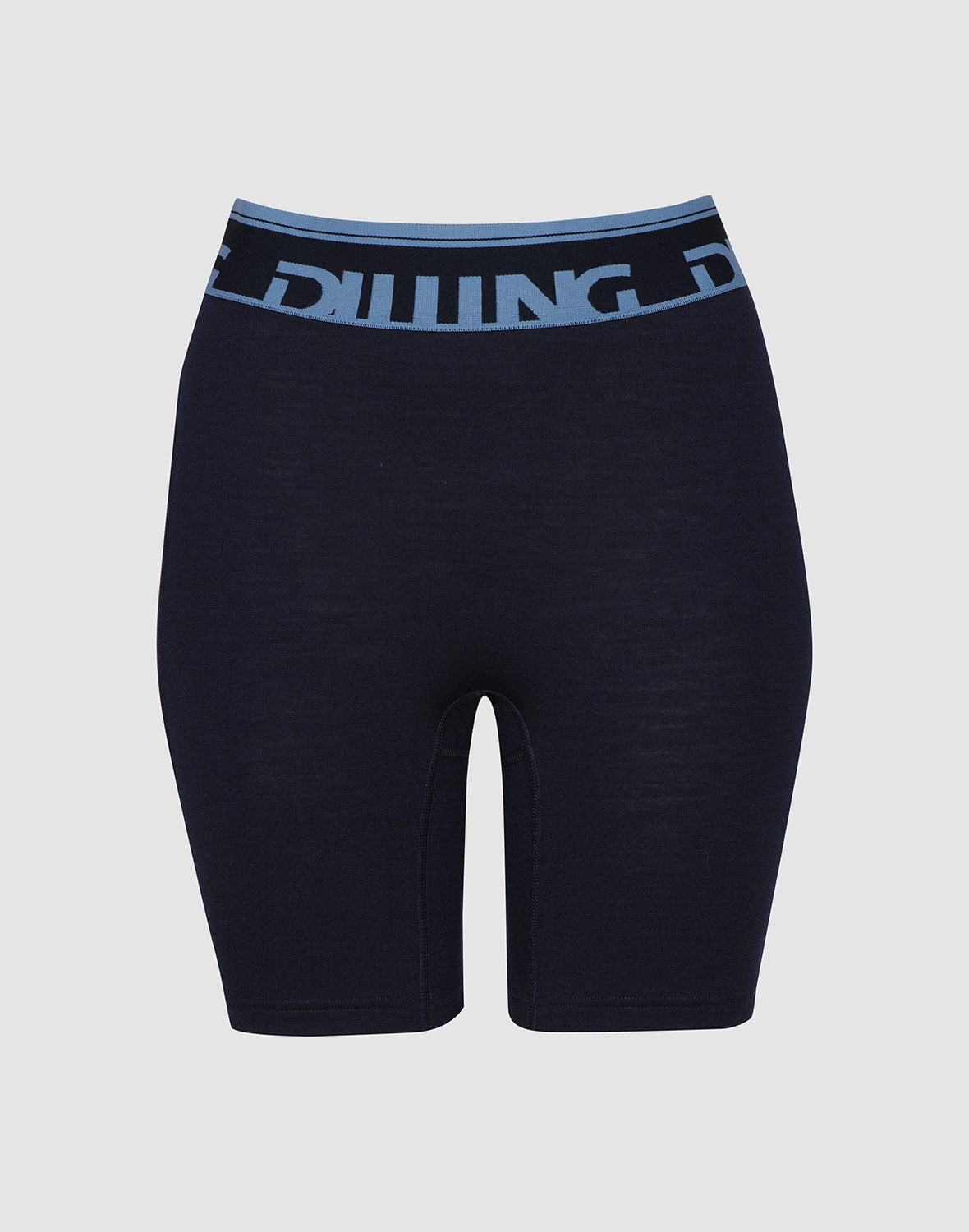 Shorts van merinowol voor dames in Marineblauw