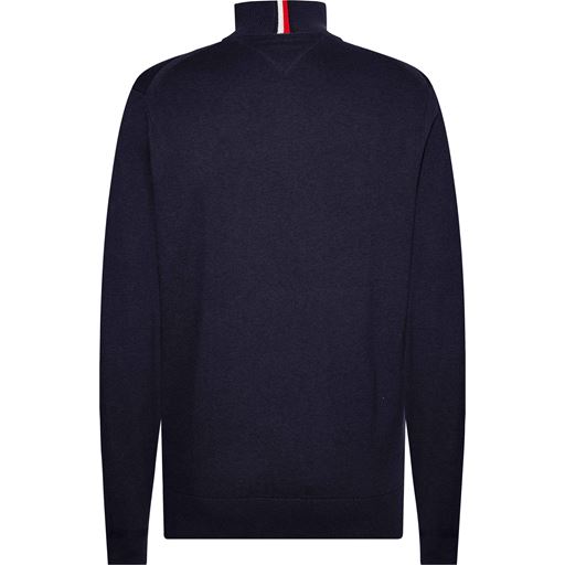 Tommy Hilfiger Pima Zip Pullover, Desert Sky, L